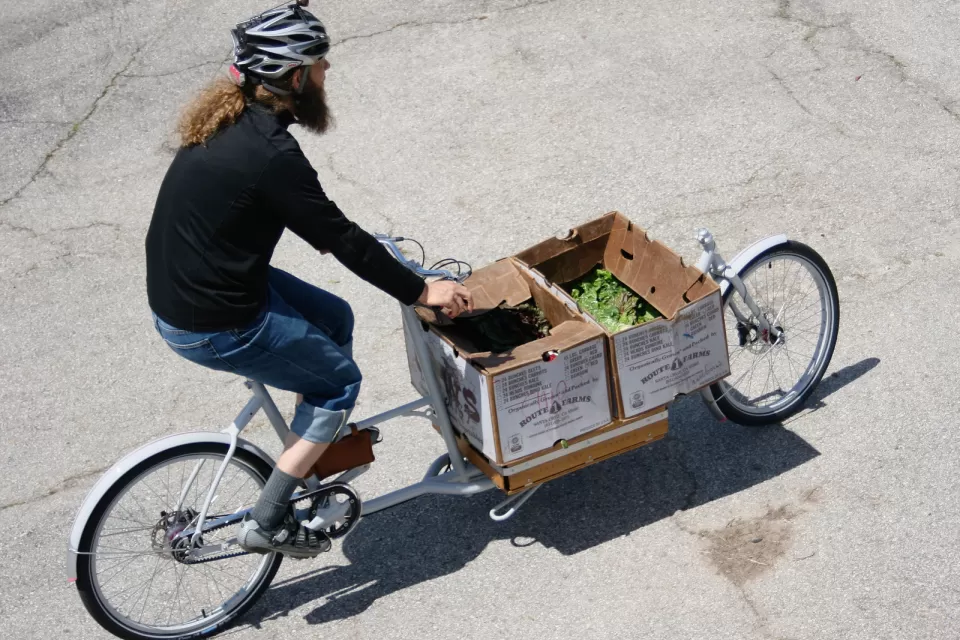 Santa Cruz cargo bike ride